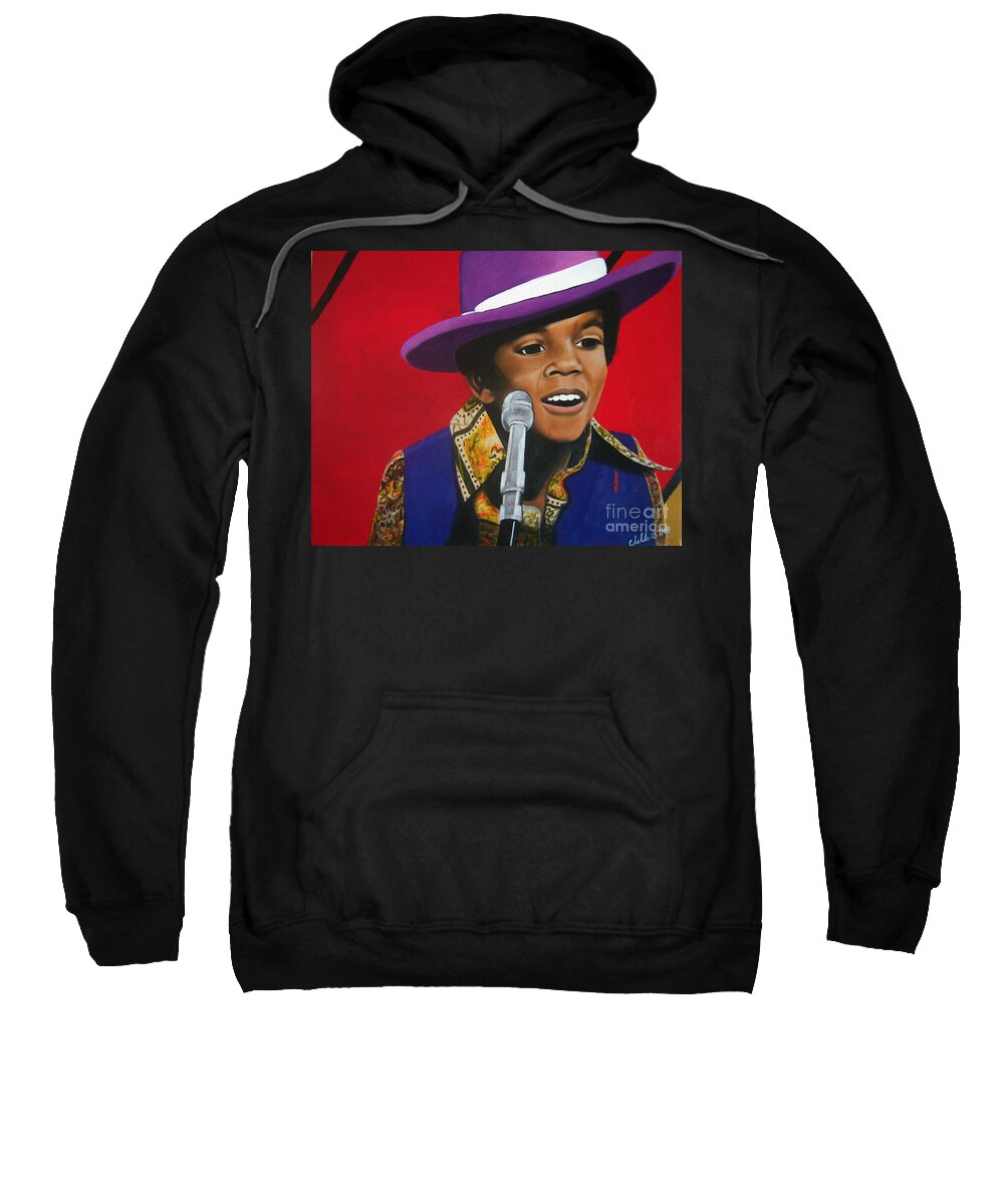 Young Michael Jackson Singing - Acrylic Print