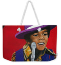 Young Michael Jackson Singing - Weekender Tote Bag